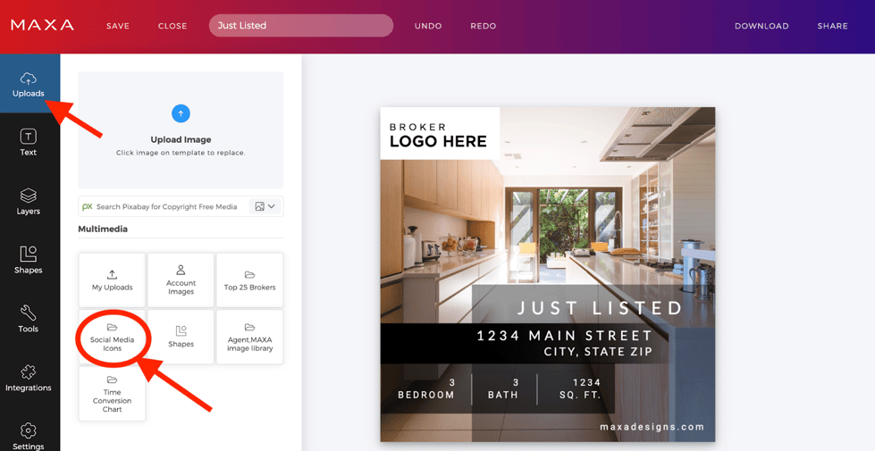 How to add Logos/Icons